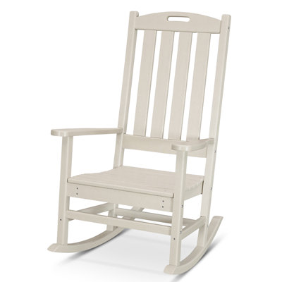 POLYWOOD® Nautical Patio Rocking Chair