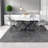 Space-saving Dining Table Sets With Extendable Mdf Table And Premium Leather Chairs