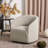 Charlisse 32" Wide No Assembly Boucle Upholstered Swivel Barrel Chair-453516614