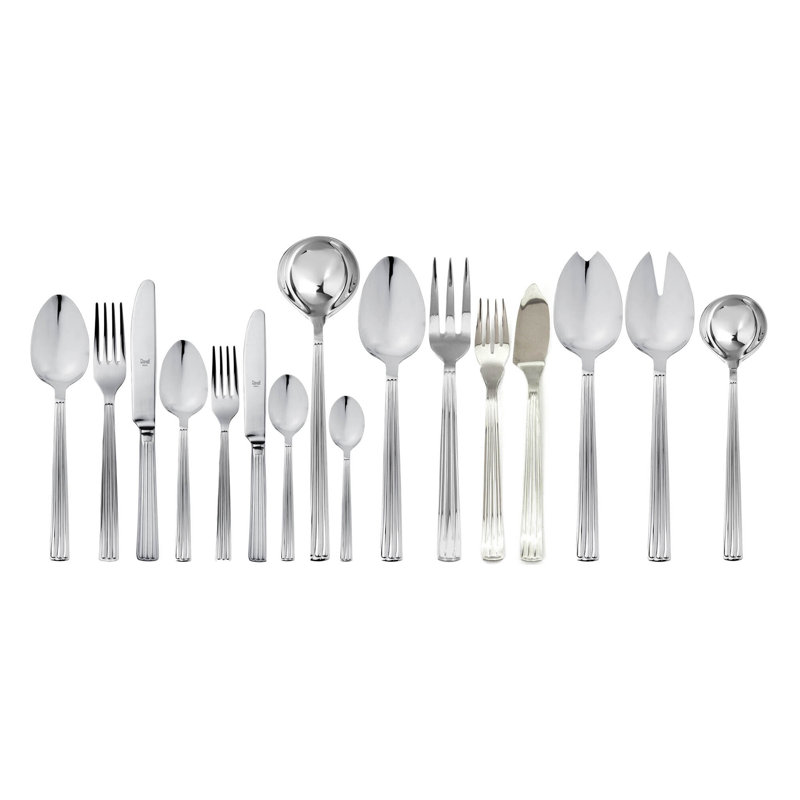Ensemble de couverts Sole - 126 pièces - Acier inoxydable