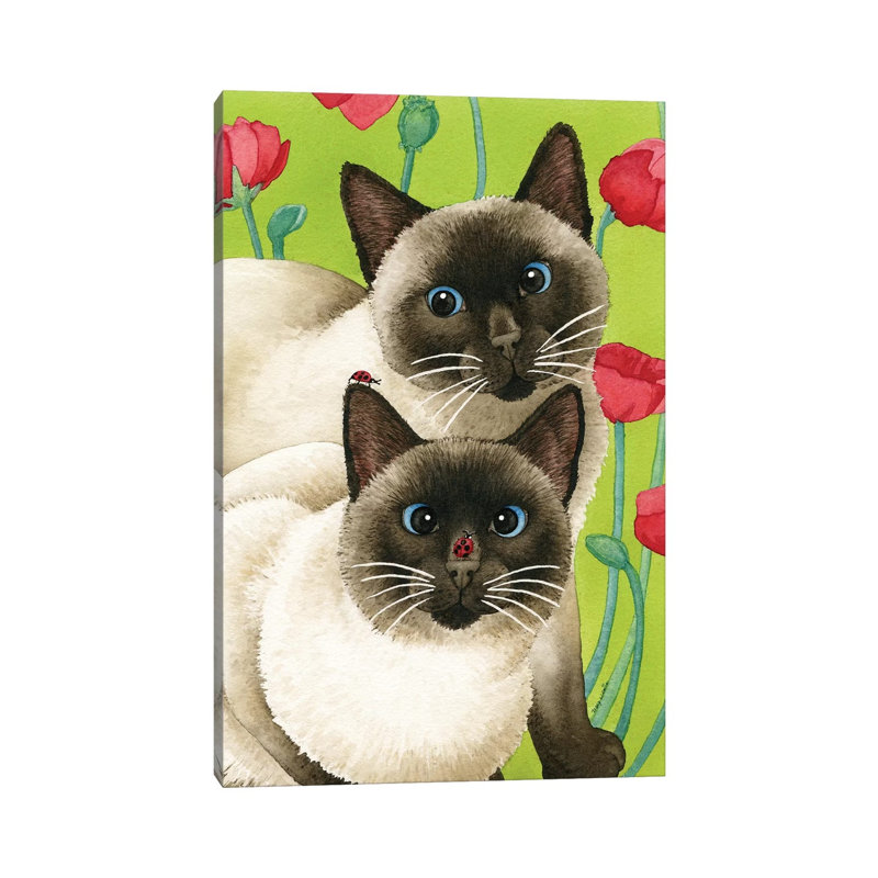 Seeing Two 1 Piece Wrapped Canvas Painting, 20.32 cm H x 30.48 cm W