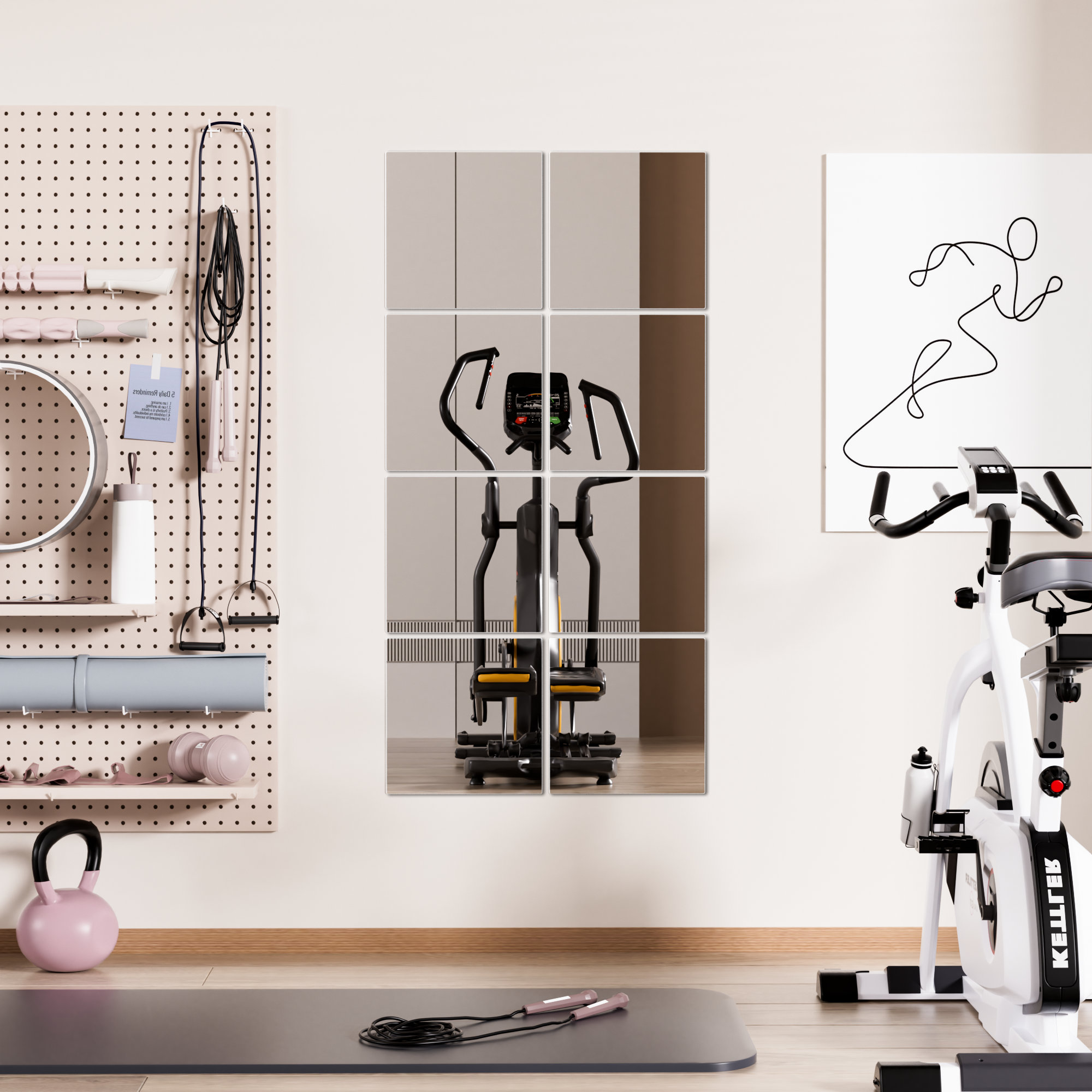 Mirror Tiles Basement Gym Mirrors Mirror Tiles Mirror Interactive