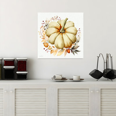 Art mural abstrait d'automne contemporain rustique
