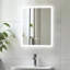Miroir mural lumineux sans cadre Cevat