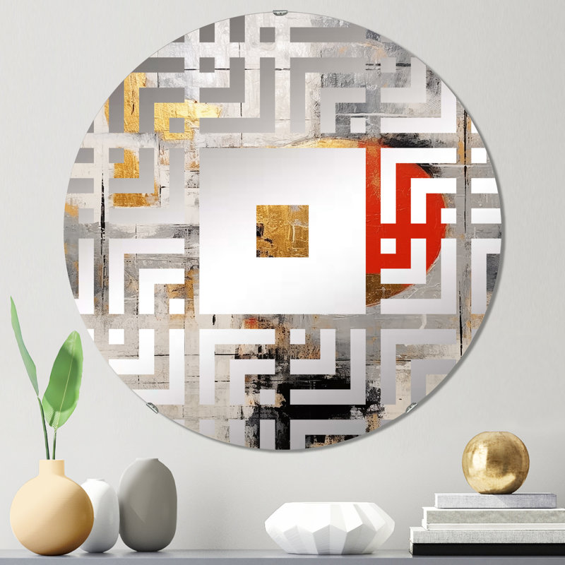 Pankuri - Square Wall Mirror, 23.6" x 23.6"