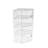 Fixclear Acrylic Candy Bin Partitioned Dry Food Display Spices Container Retail Donut Cookie Bin Ships Knock Down 4 Tier Shelf Display 100826-NEW