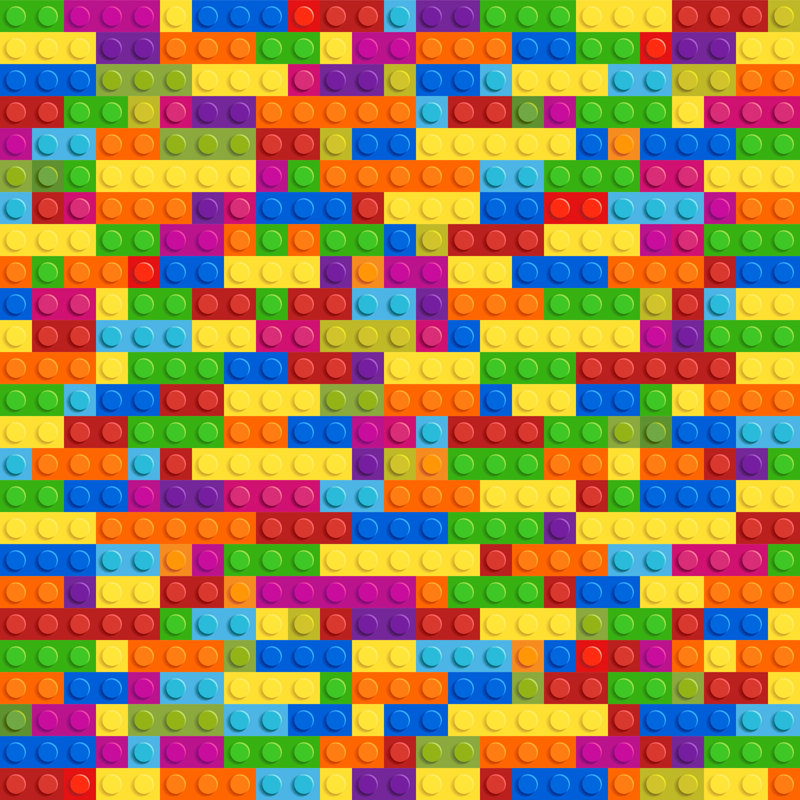 Plastic Block by Zak00 - Wrapped Canvas Print, 122cm H x 122cm W