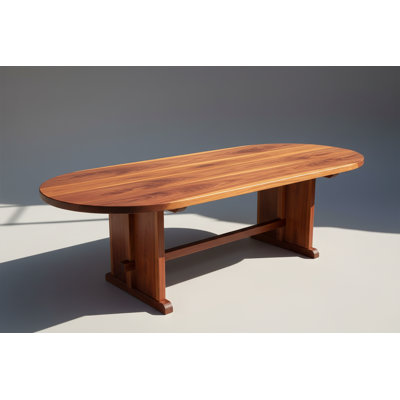 Signature Oval Redwood Dining Table