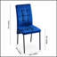 Chaise de salle à manger en velours nordique à dossier haut, tissu moderne et confortable, ensemble de 4, durable et élégant pour toute salle à manger-1937686969-1937686951-1937686949