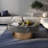 Round microcrystalline stone coffee table-308992264