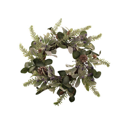 Faux Pinecone Pinecones 50cm Wreath