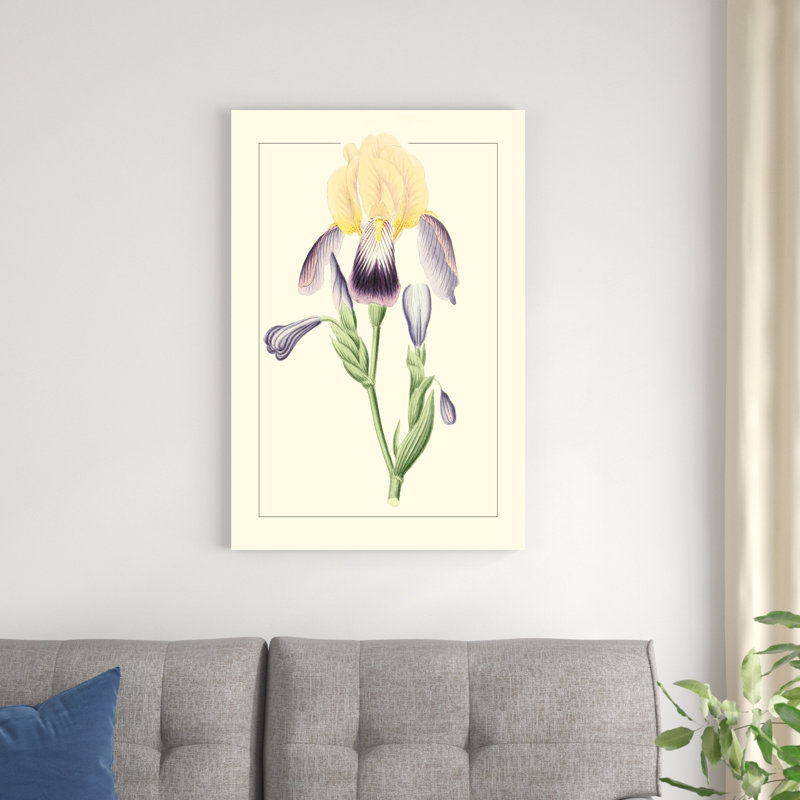 Iris mauves II, H 36 po x l 24 po