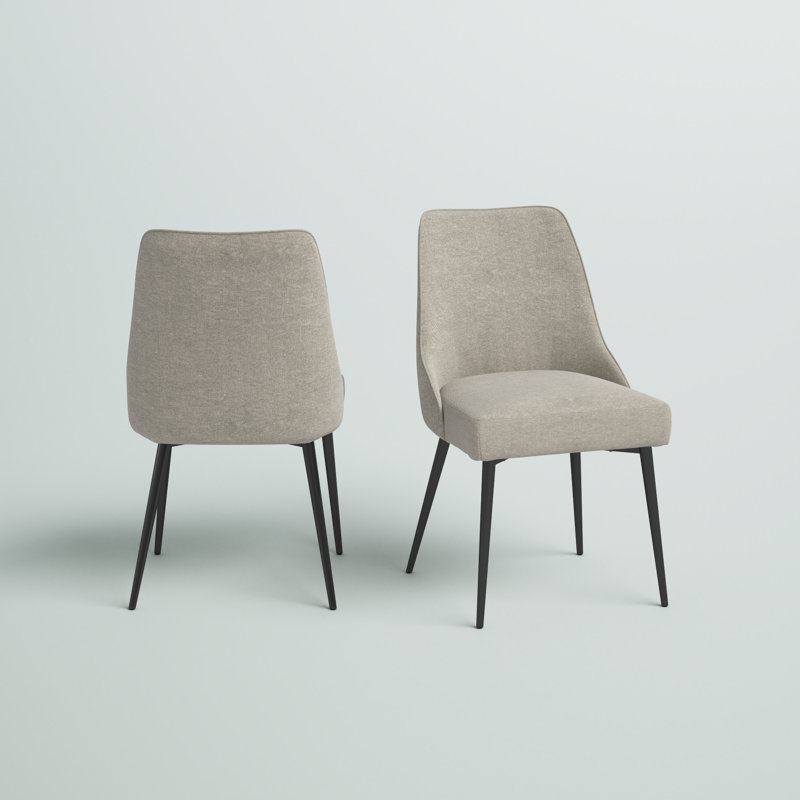 Chaise d'appoint rembourrée kaki Rowlett