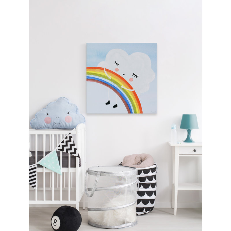 «Gadbois Rainbow Hug», reproduction sur toile tendue, H 32 po x l 32 po x P 1,5 po