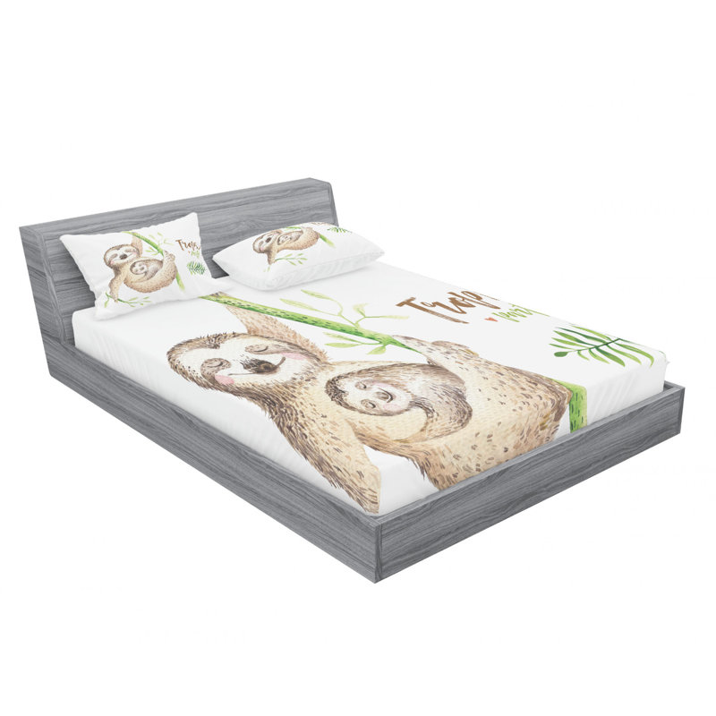 Microfiber Sheet Set, Full/Double Sheet Set with Fitted Sheet