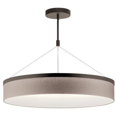3 - Light Dimmable LED Drum Chandelier