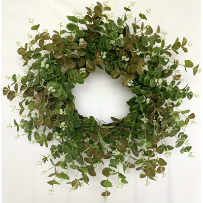 Handcrafted Faux Eucalyptus 26'' Wreath