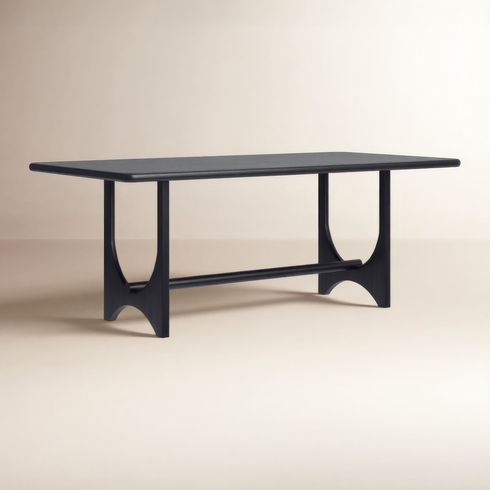 Dawna 39" Mango Dining Table, Black