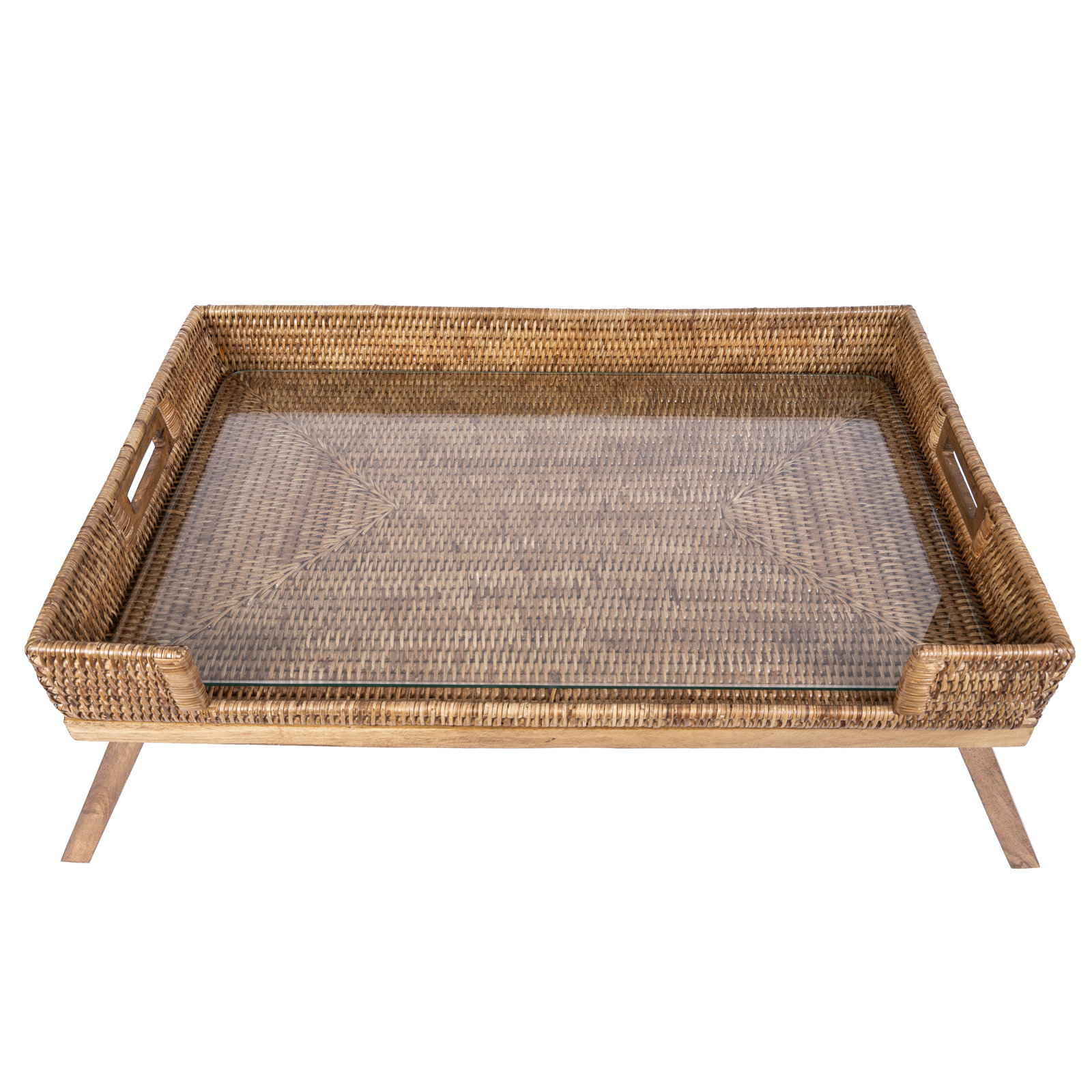 Dorado Tray table, Honey Brown