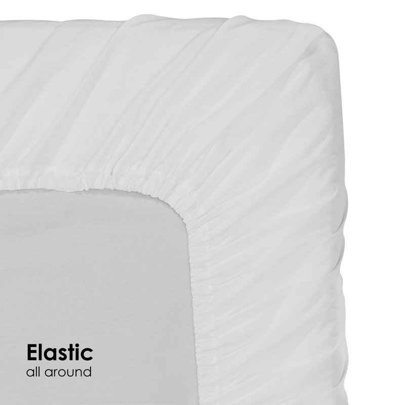 Twill Sheet Set, California King Sheet Set, White
