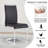 Rheese Modern Faux Leather Cantilever Dining Chairs with Metal Base and Top Handle-1818593101-1822942760-1847051815