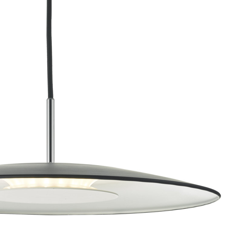 Kristina 1 - Light LED Dome Pendant, Matt Black
