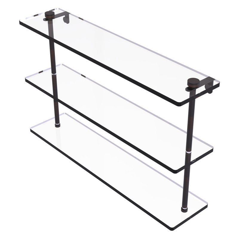 Gober 3 Piece Tiered Shelf, 22", Venetian Bronze