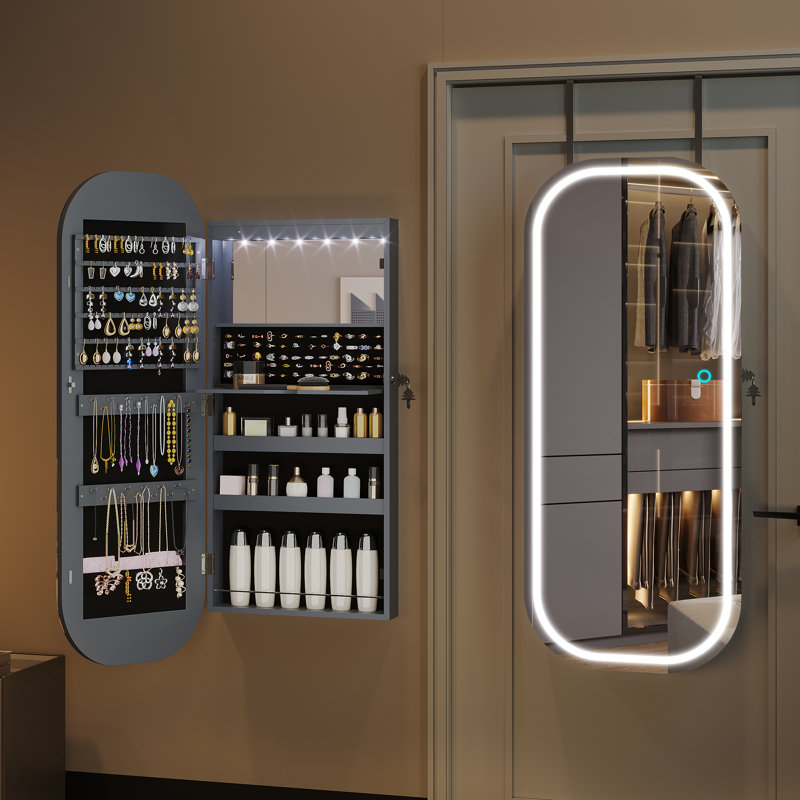 Armoire à bijoux, Gris