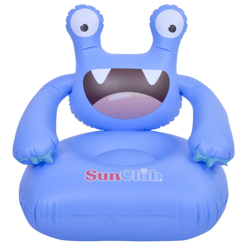 Chaise gonflable pour enfant Monster 24 "- bleu