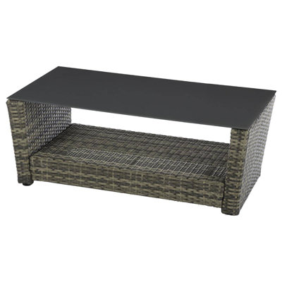 Ibbo Rectangular Outdoor Coffee Table - 57 cm W 54 cm D