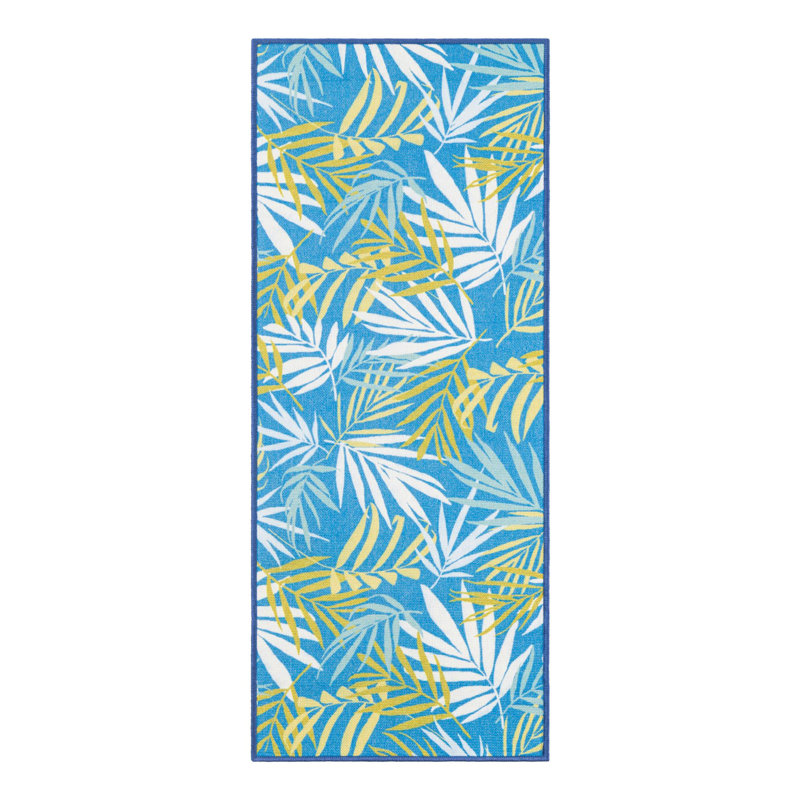 Tapis intérieur / extérieur Jill Zarin Grenada Caribbean, Tapis de couloir 2 pi x 5 pi 1 po