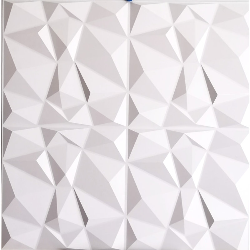24" x 24" Wall Paneling in White