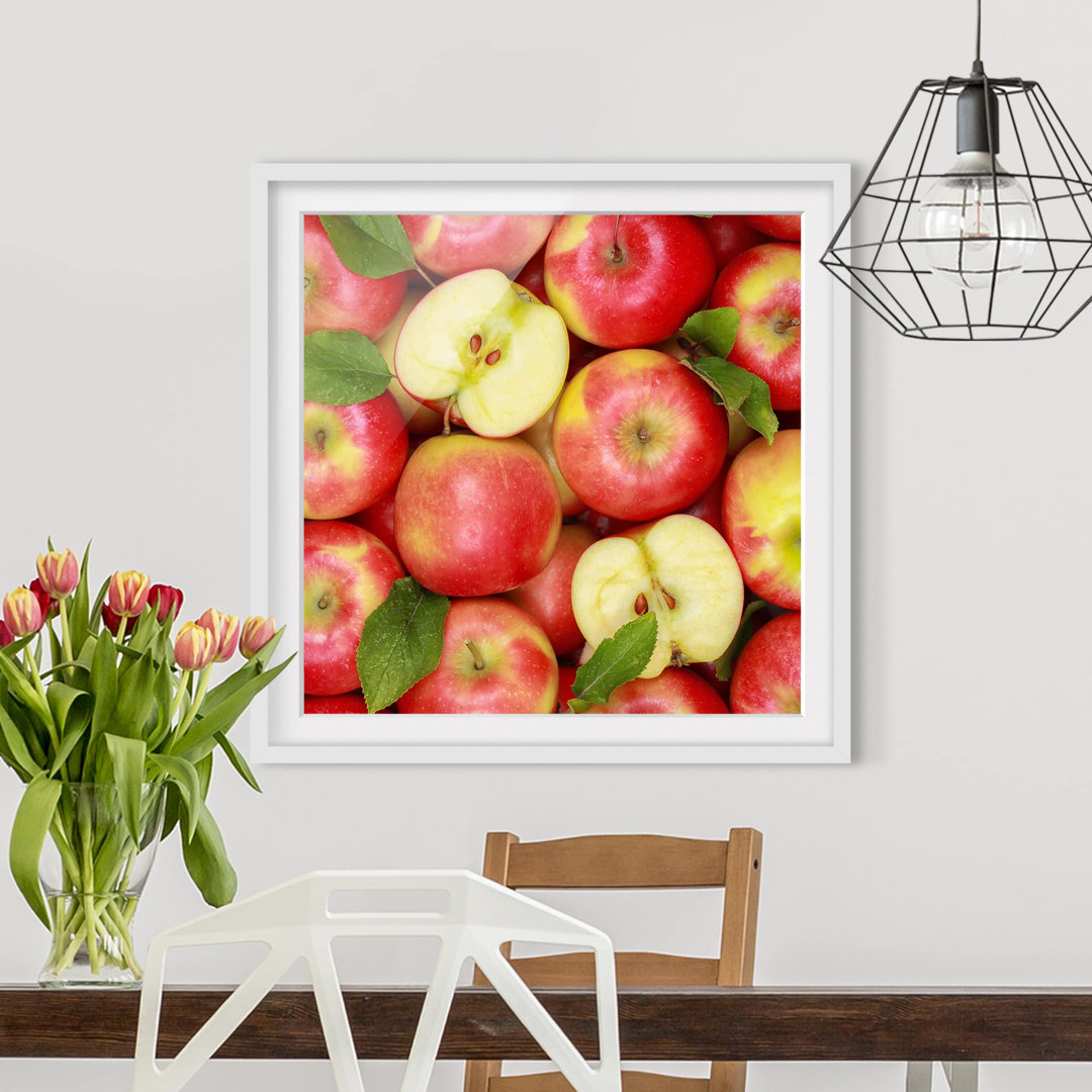 Gerahmtes Poster Juicy Apples