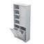 Armoire de cuisine avec armoire inclinable, tablette réglable, style autoportant-234482686