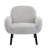 Yousef Upholstered Accent Chair With Rubberwood Legs-114604888