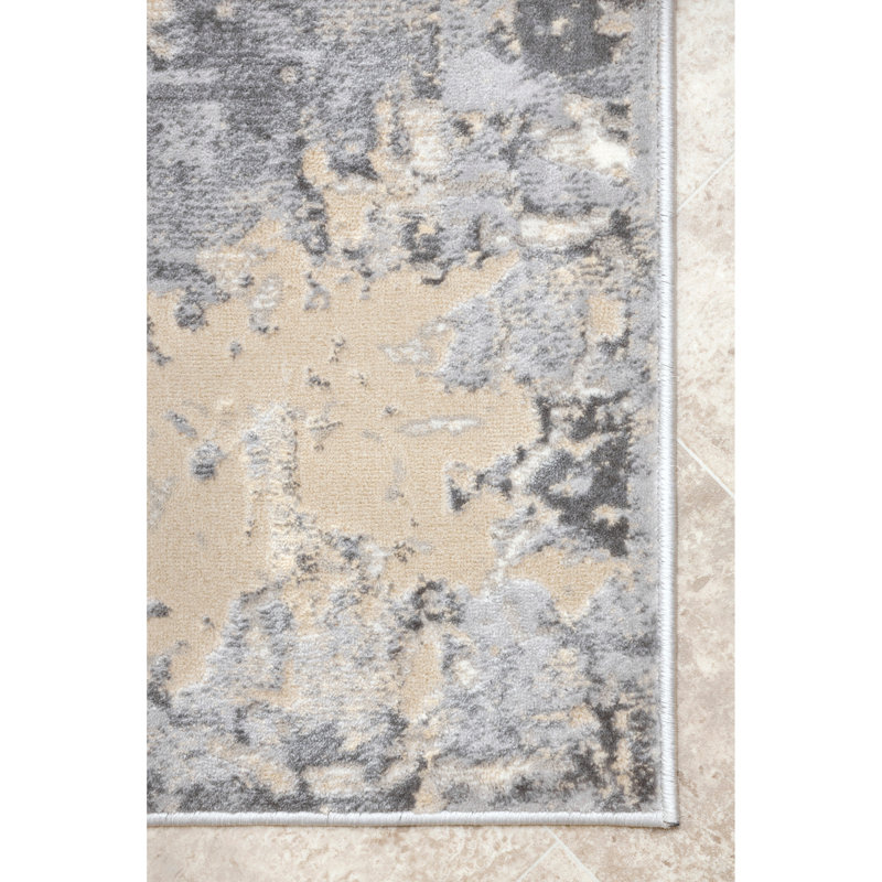 Kincannon Abstract Indoor Rug, Rectangle 4' x 6'