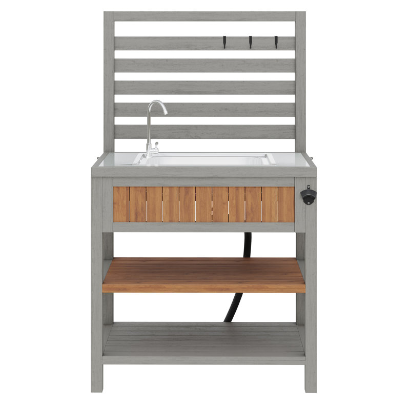 Solid Wood Potting Bench