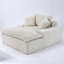 Coussin en mousse haute élasticité de 51 pouces, adapté aux fenêtres en baie de chambre.