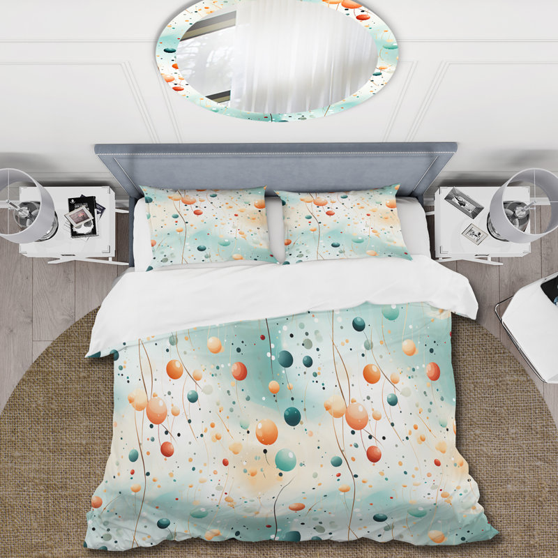 Literie Ethereal Whispers, Housse de couette pour très grand lit et 2 très