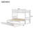  Twin Bunk Bed Frame with Pull-Out Trundle, Space-Saving Sleeper and Guest Solution, Espresso-1220315850
