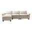 Canapé modulaire de luxe avec repose-pieds-1826262816