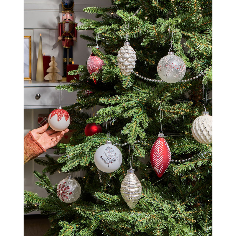 14cm Handmade Solid Colour Glass Bauble