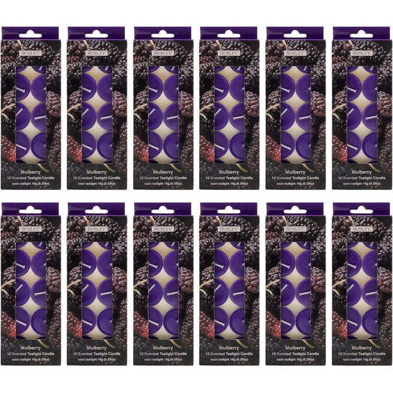 Bougie lumineuse Hosley 120PCs Idéal pour les lanternes de mariage de mariage, Brique