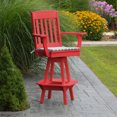 Nettie 29" Swivel Patio Bar Stool