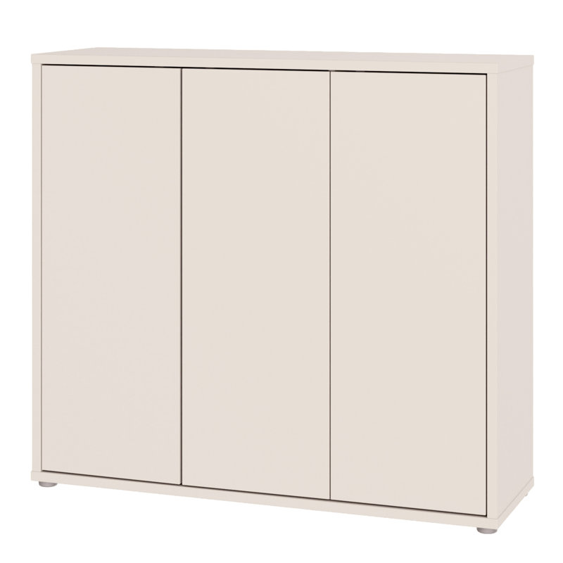 Rylon 12 Pair Shoe Storage Cabinet, Beige