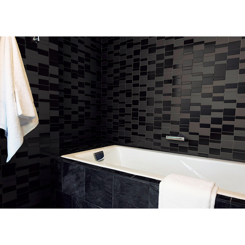Forma-Mix Mosaic Sheet, Black
