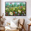 Fleurs sauvages impressionnistes, reproduction sur toile-899205494