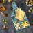 Ambesonne Birds Tempered Glass Cutting Board Branches and Little Birds Multicolor
