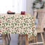 Deconovo tablecloth, water -repellent, washable tablecloth, 1 piece, 130 x 130cm, beige