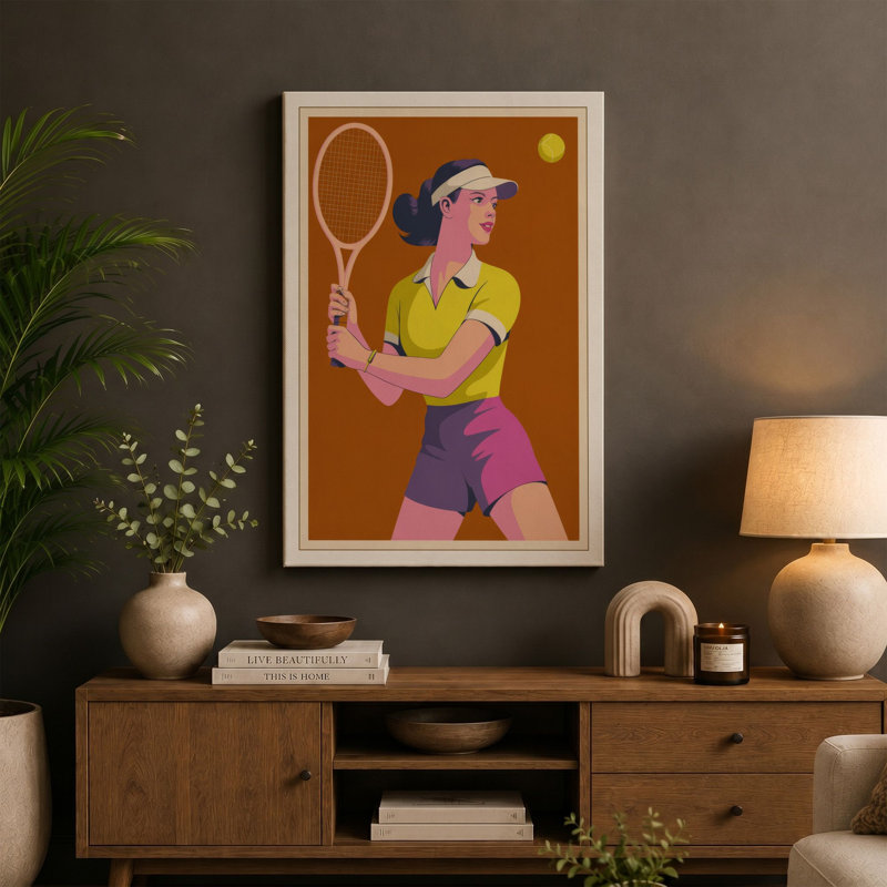 Print, 24x16 - 61.0 x 40.6 cm, Teal Border